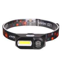 Load image into Gallery viewer, Rechargeable 180 + 100 Lumen COB Headlight